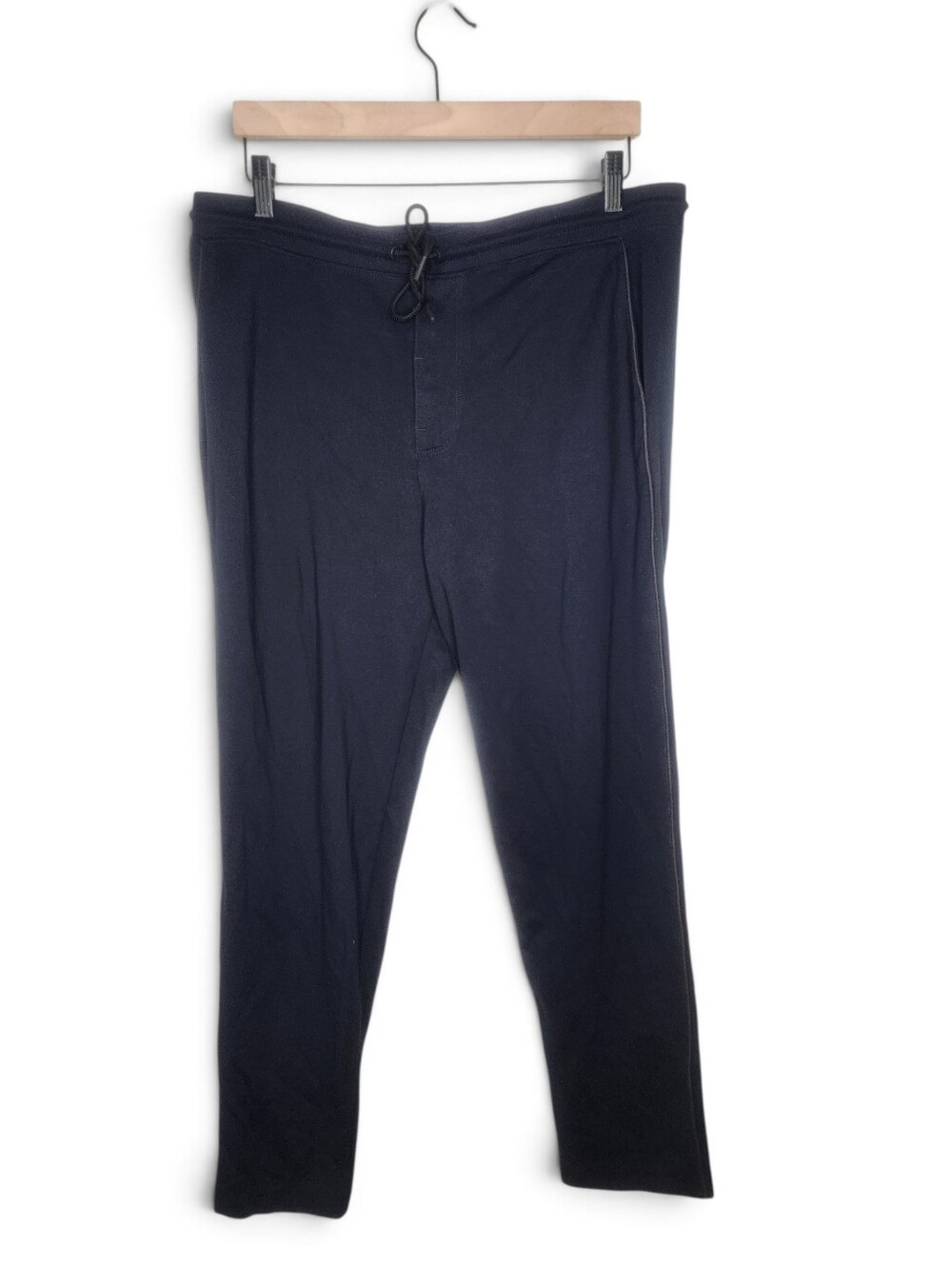 Club Monaco Drawstring Waist Jogger Lounge Pants in Dark Blue Size L